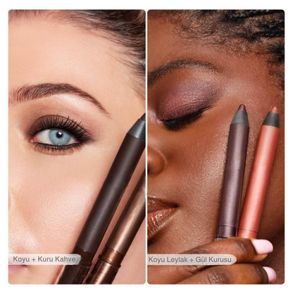 Pera MakeUp® Shadow Liner: 2'si 1 Arada Su Geçirmez Eyeliner ve Göz Farı